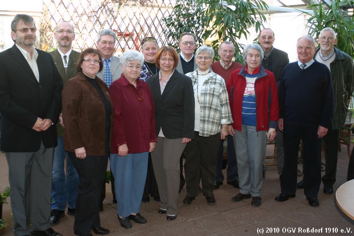 Der Vorstand im 100. Jahr des Bestehens