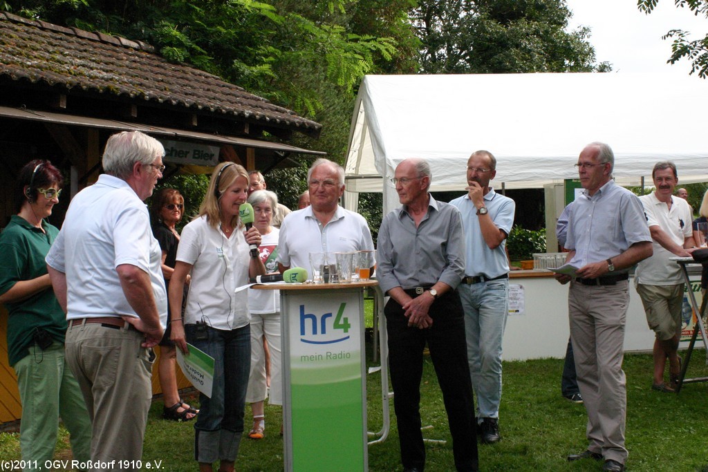 v.li.: E. Martin, B. Lohmann, H.-W. Heck, H. Keutel, J. Lind, Bgm. G. Maibach