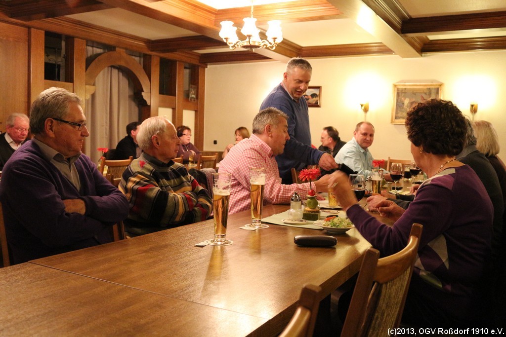 Jahreshauptversammlung Obst- und Gartenbauverein Rodorf e.V. im Jahre 2013
